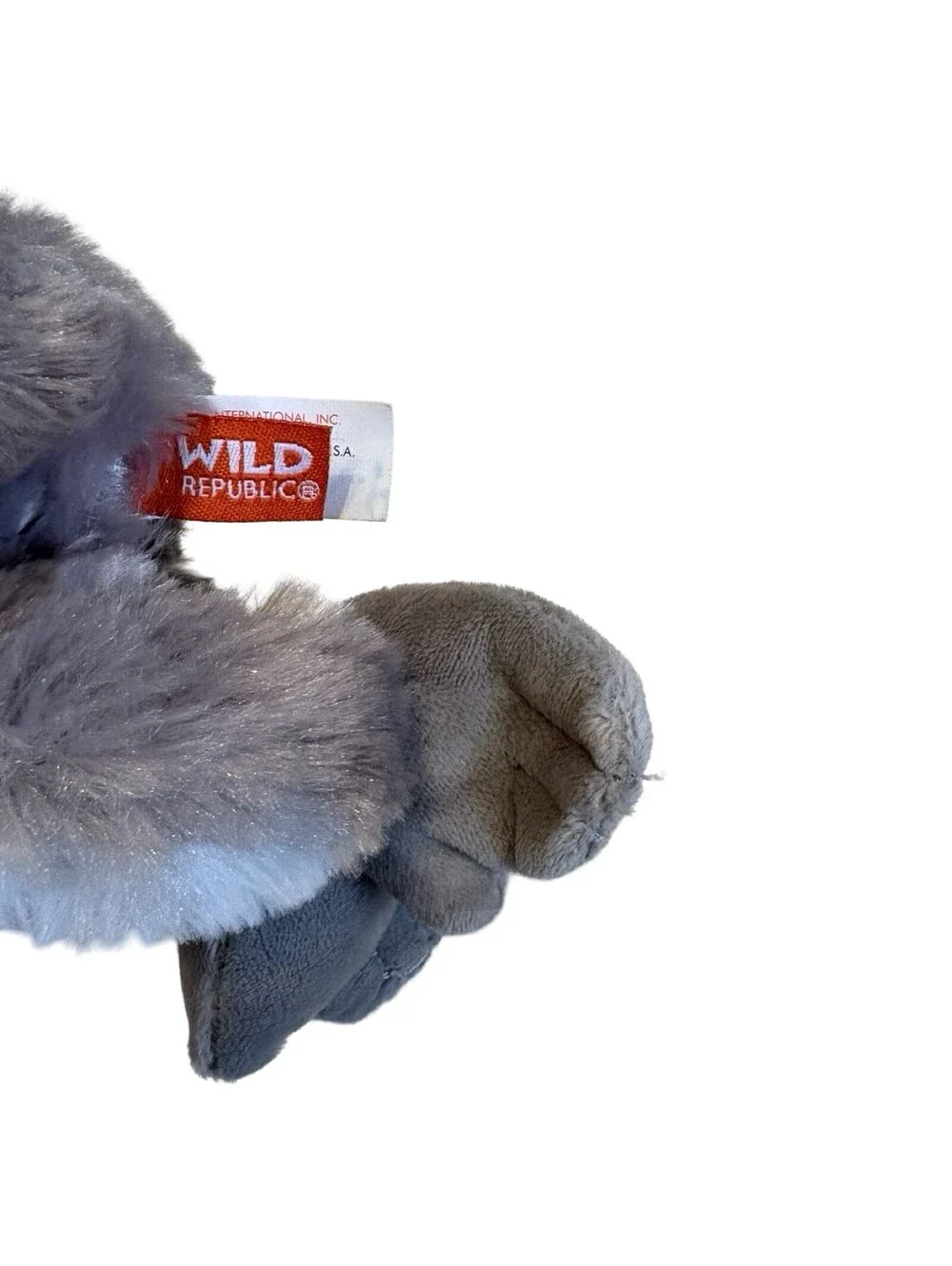 Wild Republic Monkey Plush Slap Bracelet Gray 7